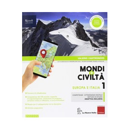 mondi-e-civilta--libro-misto-con-hub-libro-young-vol-1--atlante-guidato--quad--regioni-dital