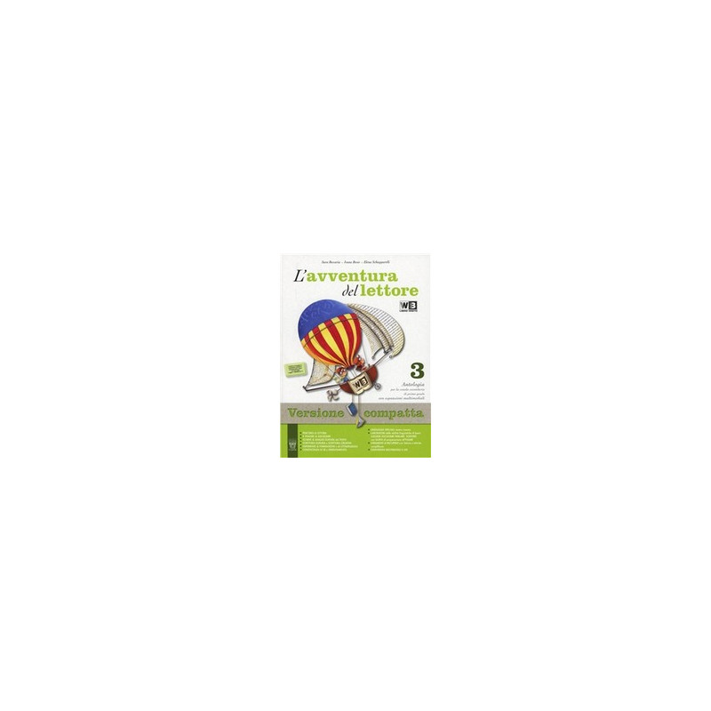 avventura-del-lettore-3---versione-compatta-l--invalsi---libro-misto-antologia--prove-invalsi-v