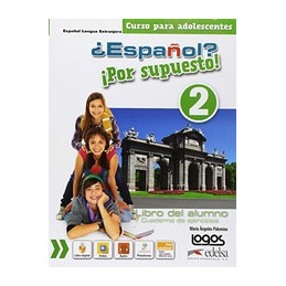 espanol-por-supuesto-vol-2-alumno-ejercicios-per-la-scuola-media-con-e-book-con