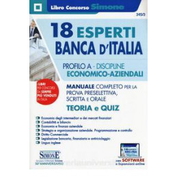 18-esperti-banca-ditalia-profilo-a-discipline-economico-aziendali--manuale-completo-per-la-prova