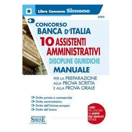 concorso-banca-ditalia-10-assistenti-amministrativi-discipline-giuridiche-manuale-per-la-prepara