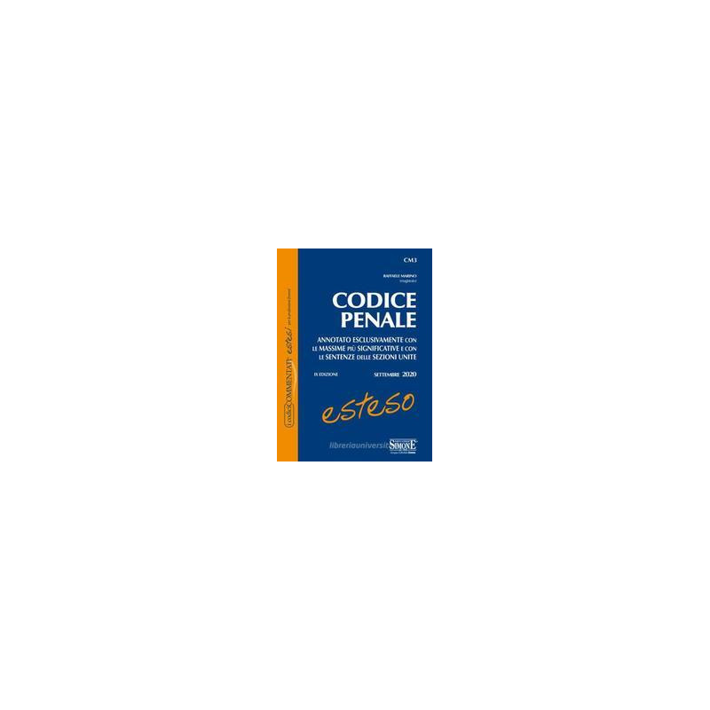 codice-penale-annotato-esclusivamente-ix-edizione-2020 codice-penale-annotato-esclusivamente-ix-edizione-2020