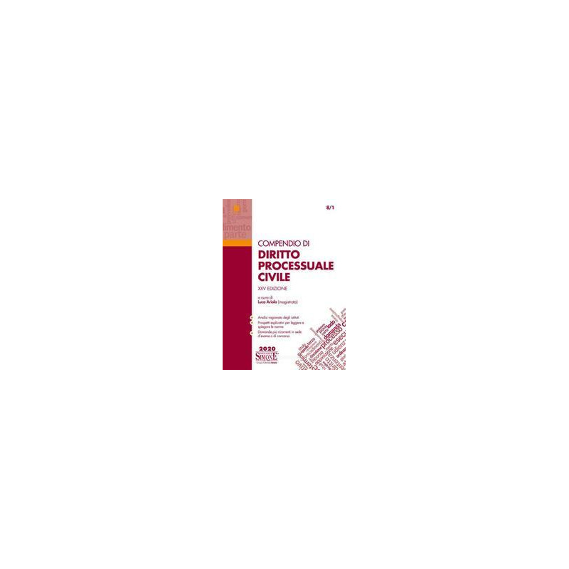 COMPENDIO DI DIRITTO PROCESSUALE CIVILE COMPENDIO DI DIRITTO PROCESSUALE CIVILE