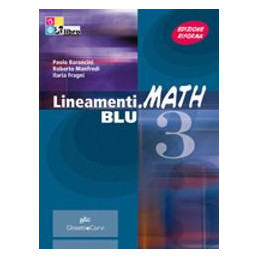 LINEAMENTI.MATH BLU 3 + CD ROM