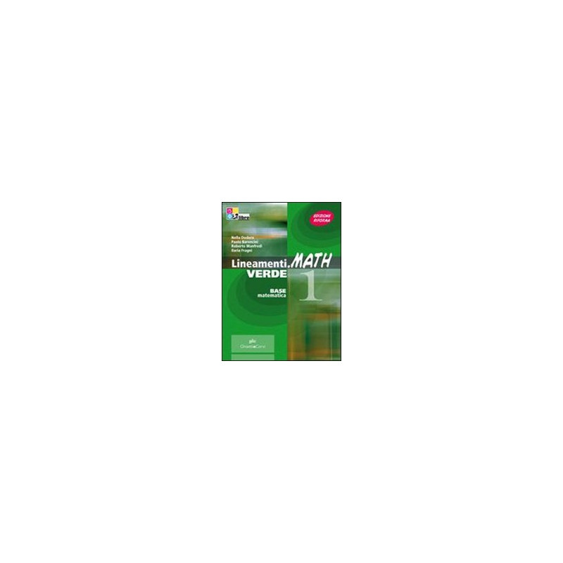 LINEAMENTI.MATH VERDE VOLUME 2 + CD ROM Vol. 2