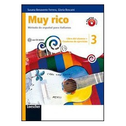 MUY RICO 3. LIBRO DEL ALUMNO + CUADERNO DE EJERCICIOS + CD AUDIO VOL. 3