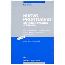 NUOVO PRONTUARIO DI CALCOLI FINANZIARI IN EURO Vol. U