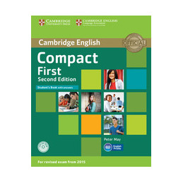 COMPACT FIRST   2ND EDITION STUDENT`S BOOK WITH ANSWERS WITH CD ROM