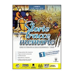 STORIE TRACCE MEMORIE 1 + COMPETENZE + DVD LIBRO DIGITALE CORSO DI STORIA PER LA SCUOLA SECONDARIA D