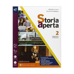 STORIA APERTA CLASSE 2 - LIBRO MISTO CON OPENBOOK VOLUME 2 + CIBO E L`OSPITALITA` 2 + EXTRAKIT + OPE