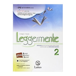 LEGGERMENTE VOL. 2 CON DVD ROM + LA LETTERATURA + LIBRO DELLE COMPETENZE 2 VOL. 2