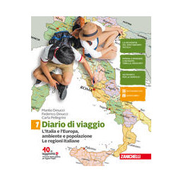 DIARIO DI VIAGGIO - VOLUME 1 (LDM) L`ITALIA E L`EUROPA, AMBIENTE E POPOLAZIONE. LE REGIONI ITALIANE