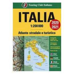 ATLANTE STRADALE ITALIA 1:200.000. EDIZ. ITALIANA, INGLESE, FRANCESE, TEDESCA E SPAGNOLA