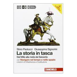 storia-in-tasca-la-3---multimediale-con-dvd-rom-navigare-lmm-dal-mille-alla-met-del-seicento