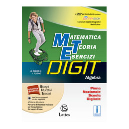 MATEMATICA TEORIA ESERCIZI DIGIT ALGEBRA CON DVD+MI PREP.PER INTERROG.+QUAD.COMP.3 ONLINE+QUAD.OP.3